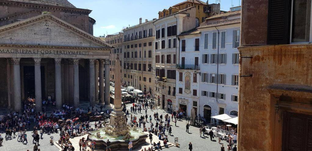 Restored Apartment - Stunning Pantheon View Roma Eksteriør bilde